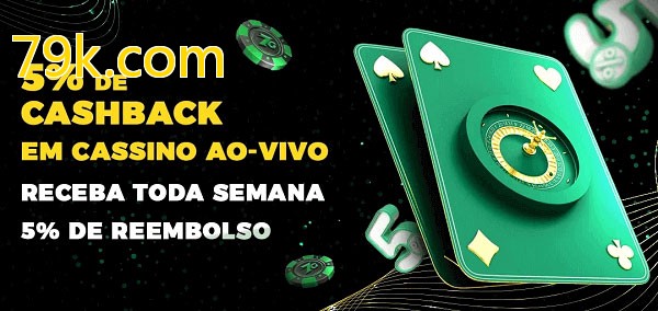 Promoções do cassino ao Vivo 79k.com